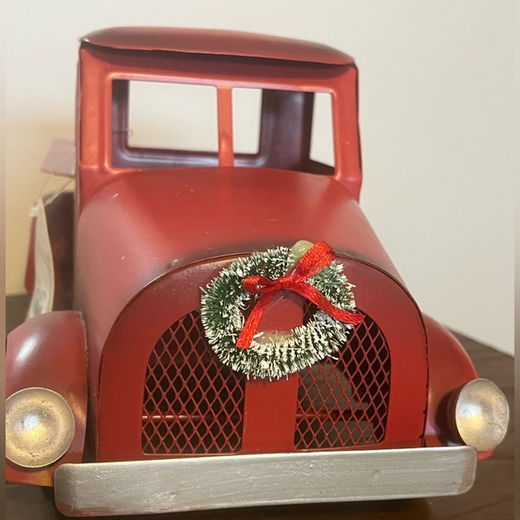 😍 3x $25 Clearance Christmas Tree Farm Truck Happy Holidays Planter - Picture 1 of 8